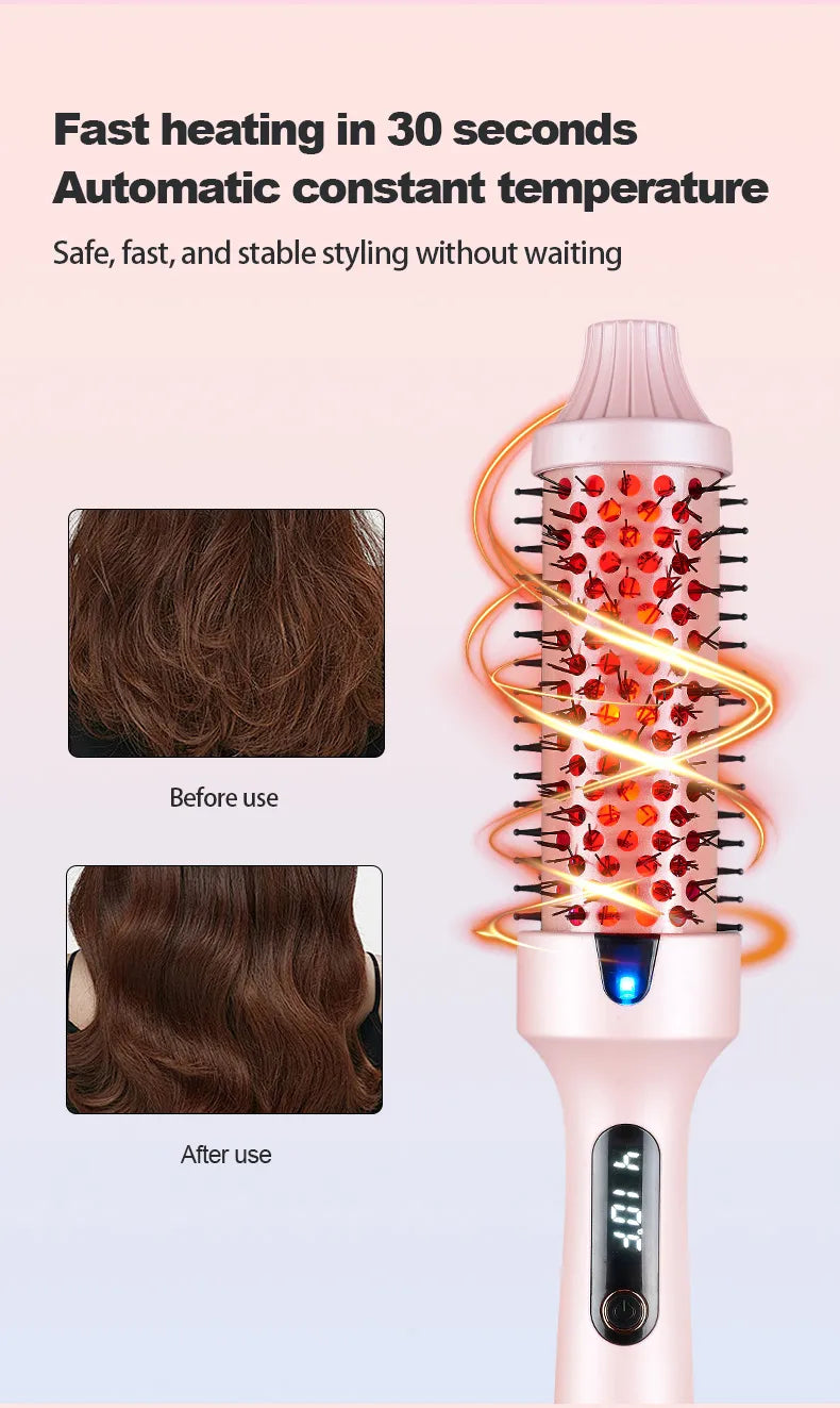 Portable Electric Straightening & Curling Comb