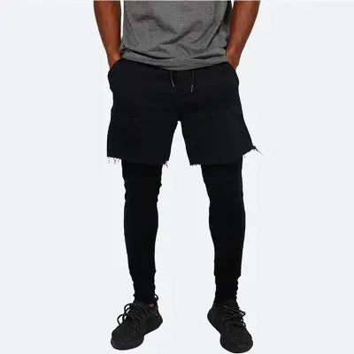Spring Autumn Casual Two-Piece Slim Fit Sweatpants