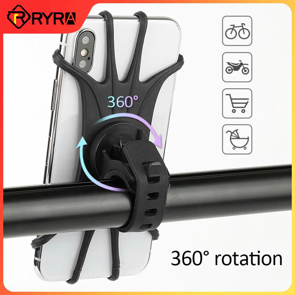 RYRA Universal Bicycle Phone Holder Silicone Mount