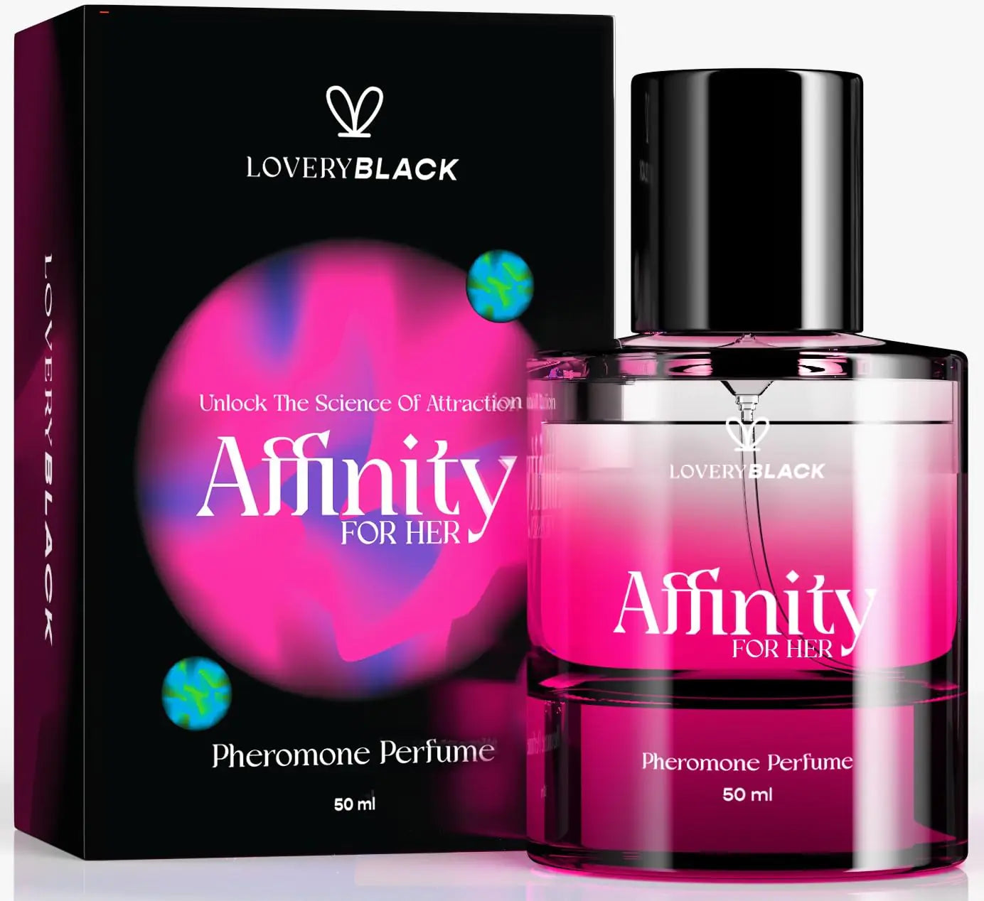 Affinity for Her Pheromone Perfume for Women – Pheromones Perfumes for women Enhance Attraction & Confidence – Feel Magnetic Desired and Charismatic with Every Spray – Long-Lasting