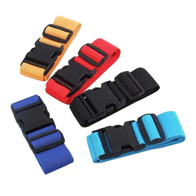 Adjustable 7-Color Nylon Travel Luggage Straps