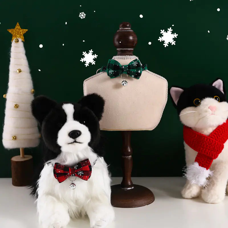 Adjustable Anti-Suffocation Christmas Collar for Pets
