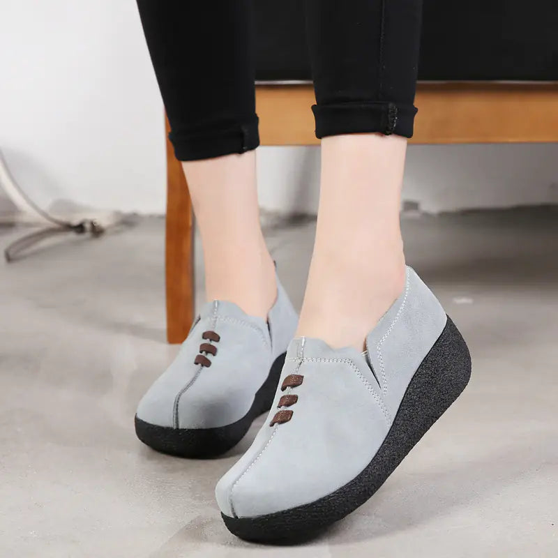 New Women's Thick Sole Platform Rocking Shoes