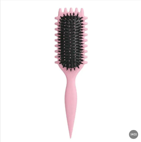 Bounce Shape Round Bristle Hair Brush