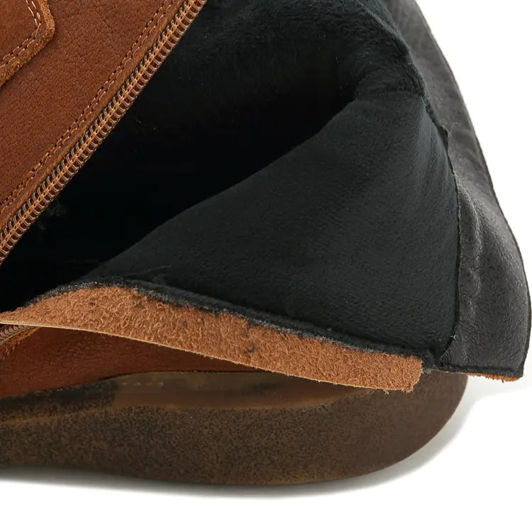 "British Vintage Mid-Calf Boots"