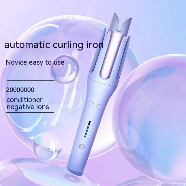 Automatic 32mm Hair Curler with Large Barrel and Negative Ions, Electric Curling Iron