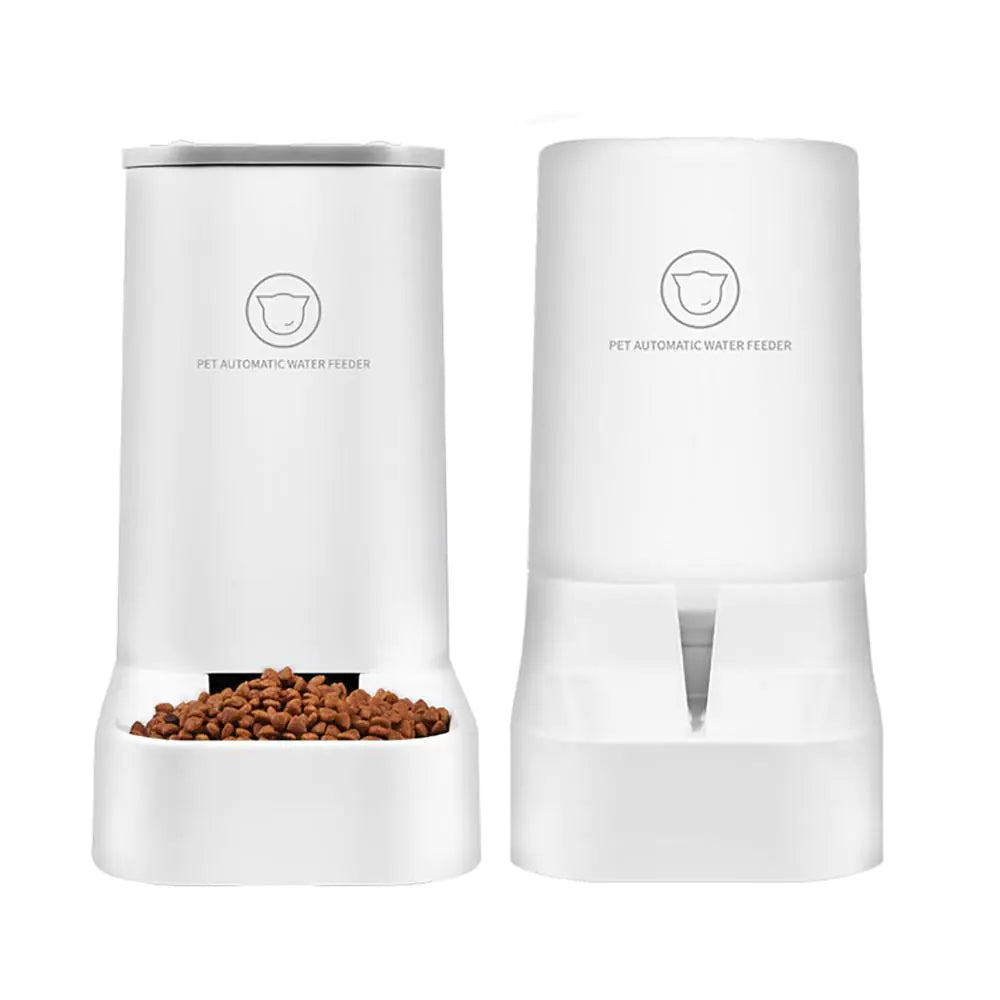 Automatic Pet Water and Food Dispenser Combo