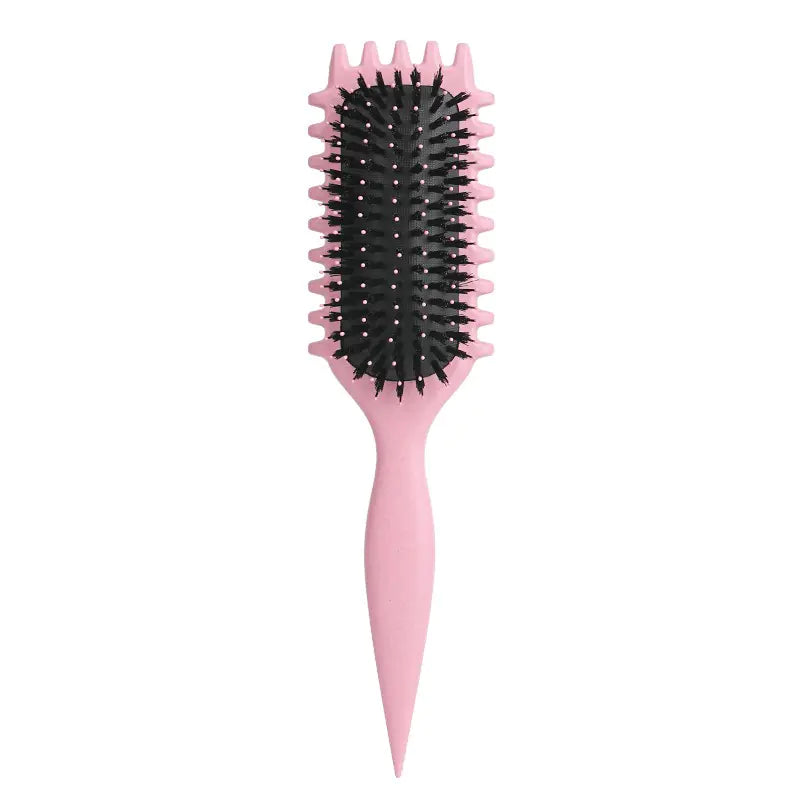Bounce Shape Round Bristle Hair Brush