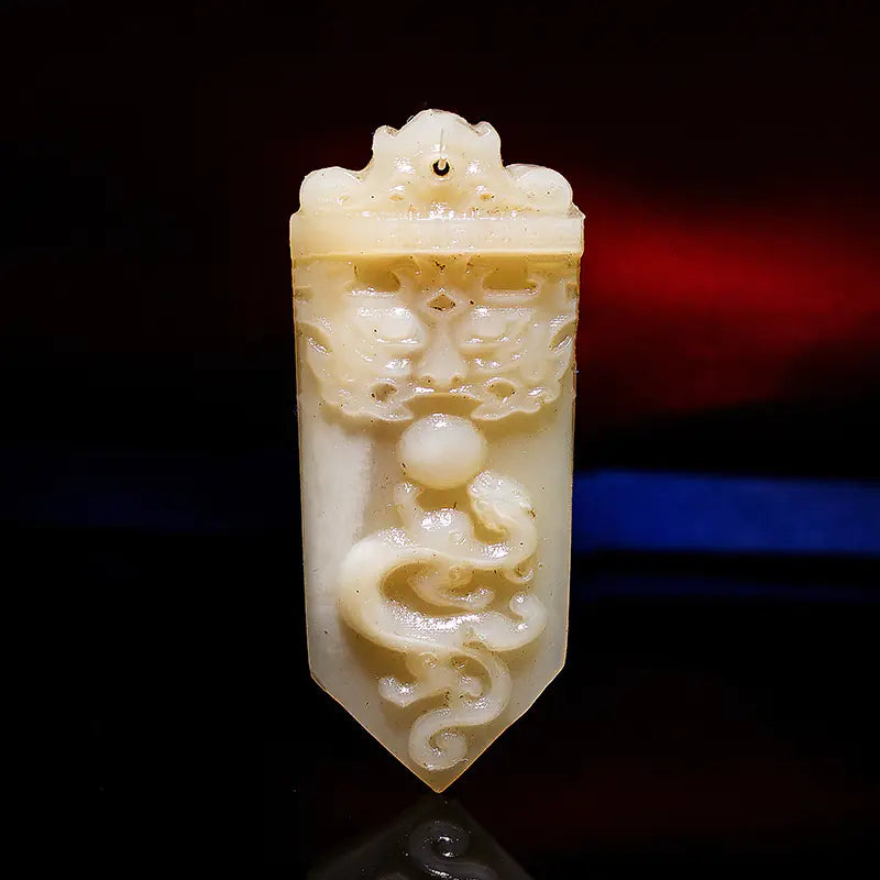Natural Camel Bone Destiny Wheel Pendant with 108 Beads