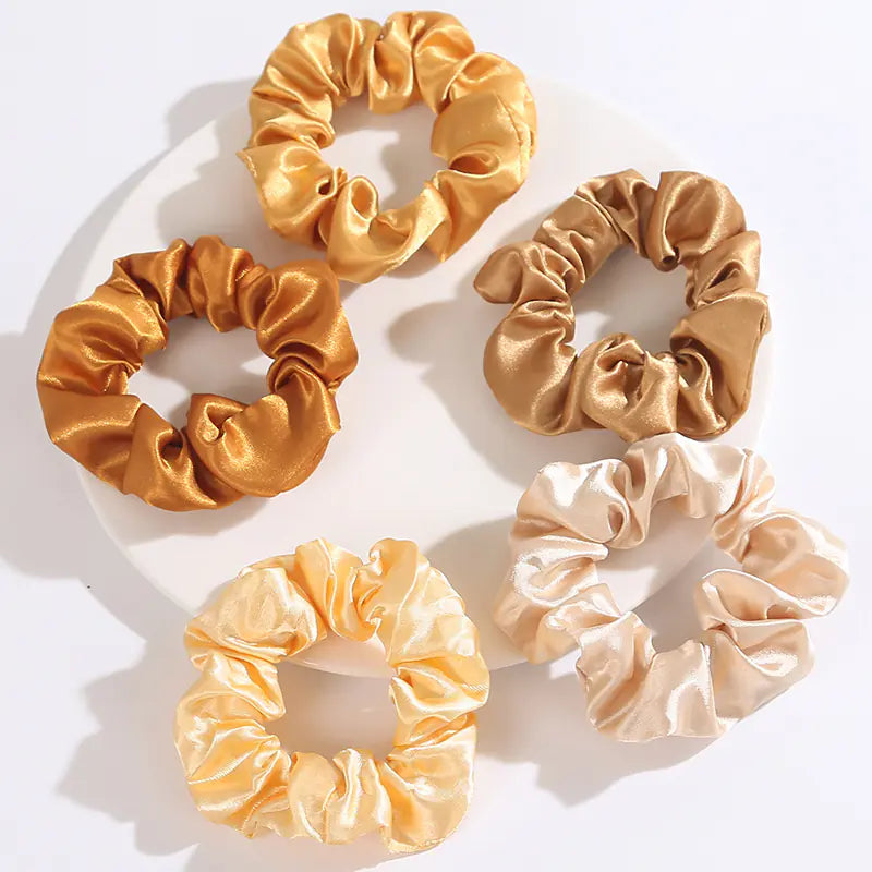 French Style Satin Hair Tie - Vintage Pig Tail Ring