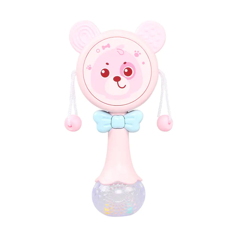 Musical Rattle Toy with Teething Features for Infants