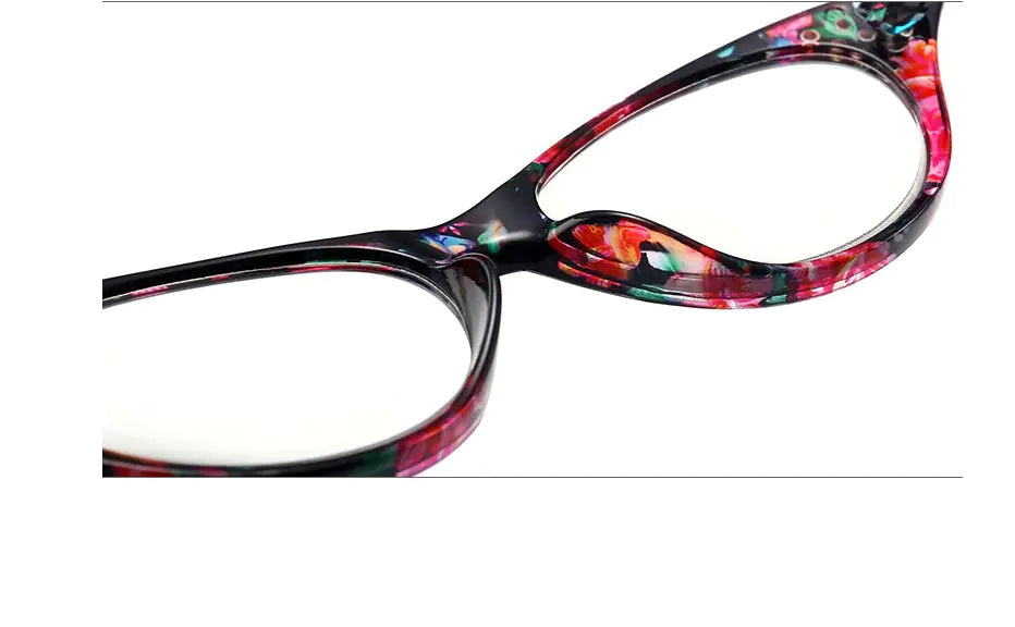 Vintage Cat Eye Diamond Reading Glasses for Women