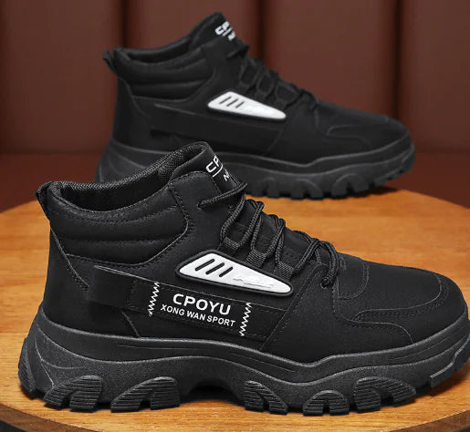 Waterproof Men's Running Boots with Anti-Slip Sole (One Pair)