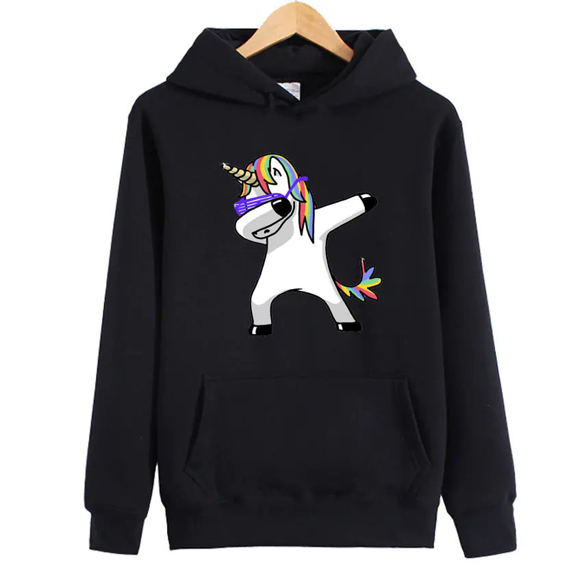 Cartoon Hooded Long Sleeve Sweatshirt