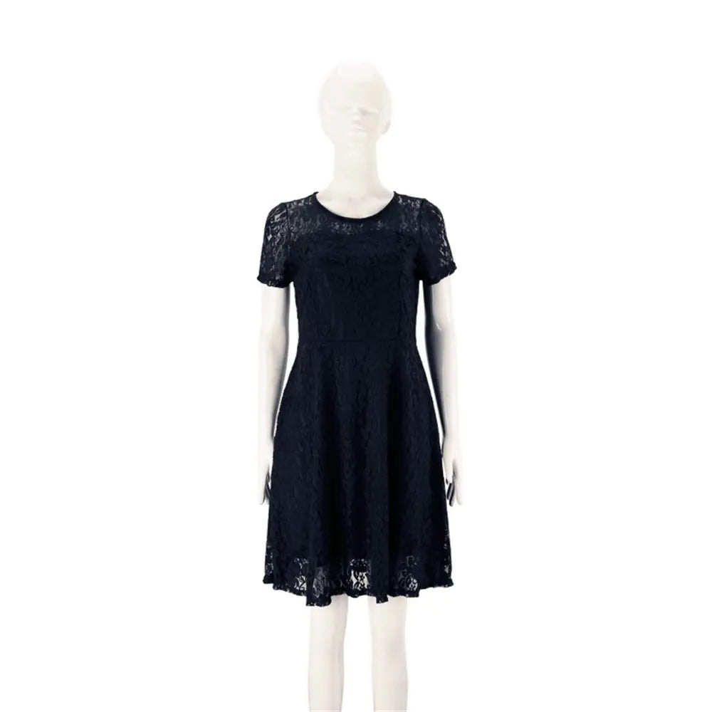 Spring/Summer Plus Size Embroidered Dress