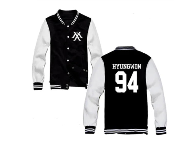 Cheerful Music-Themed Autumn and Winter Jacket