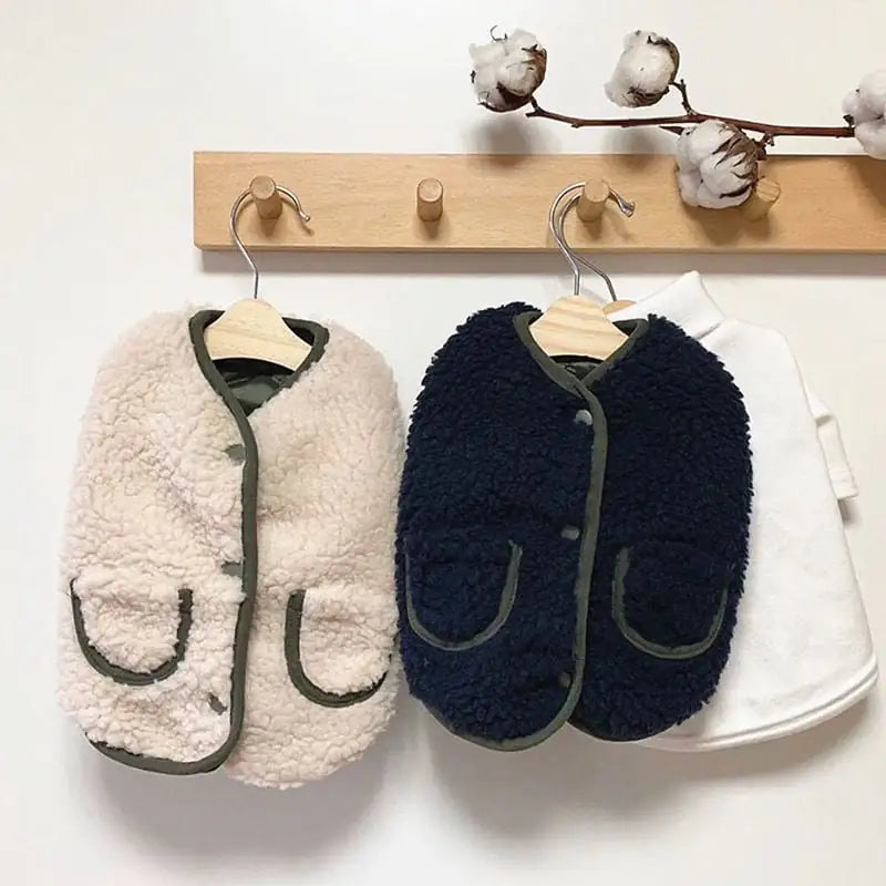 Pet Teddy Padded Coat for Autumn and Winter Wear