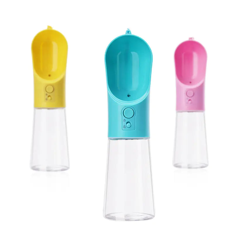 Portable Travel Water Bottle for Pets - Dog & Cat Use