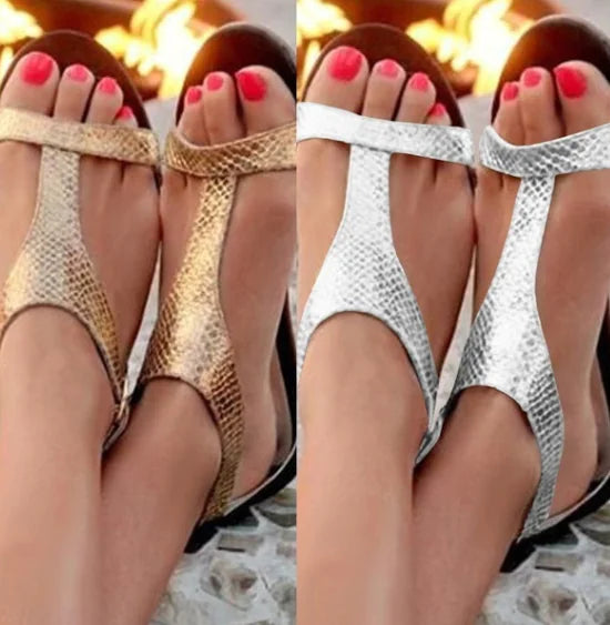 Summer Flat Plus Size Roman Women's Sandals