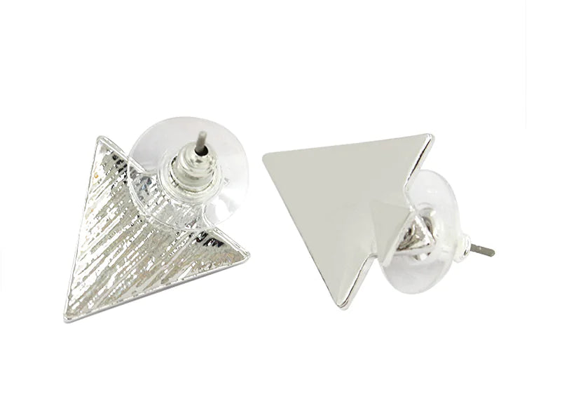 Geometric Triangle Stud Earrings and Accessories