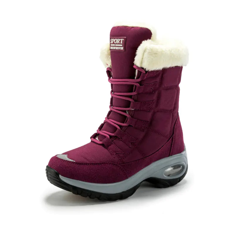 Women's Winter Snow Boots with Fleece Lining