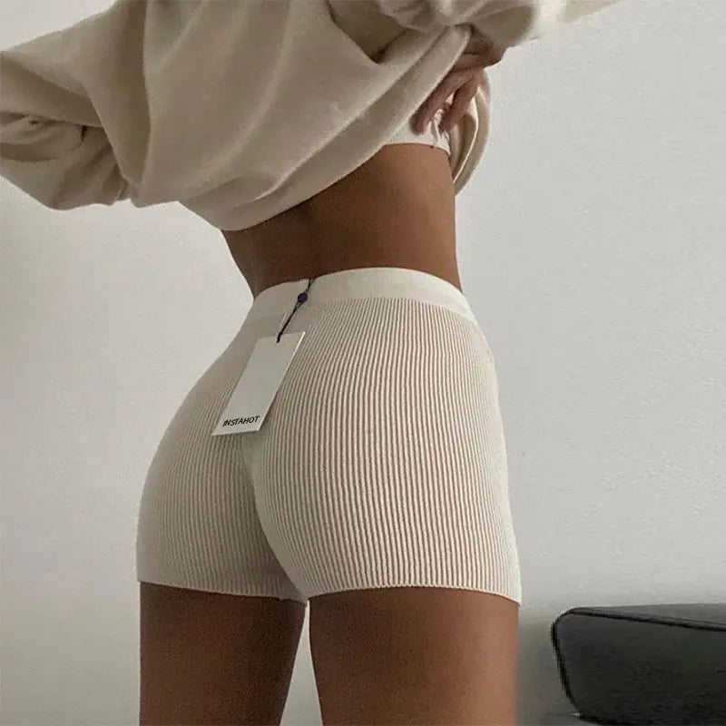 Fashionable Multi-color Women's Comfortable Street Shorts