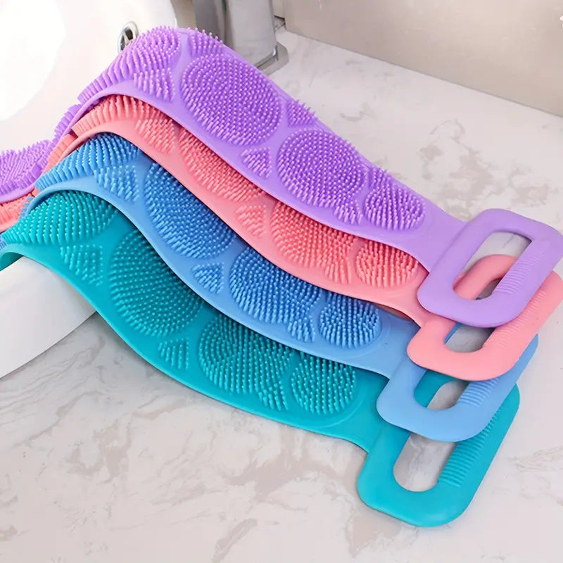 Silicone Bath Brush - Long Exfoliating Back Scrubber