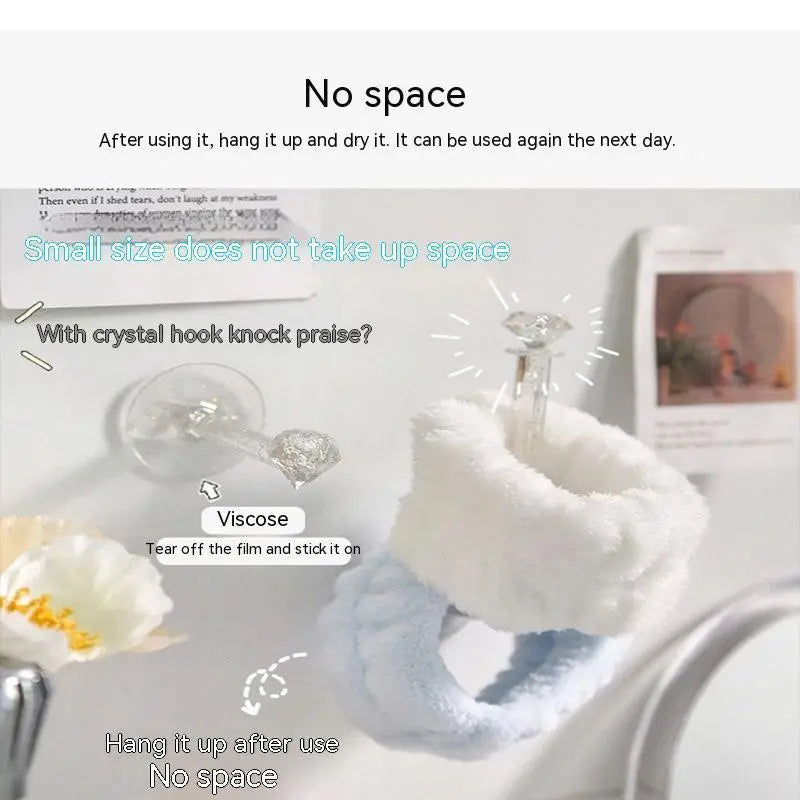 Women's Absorbent Wristbands for Spa and Makeup Use