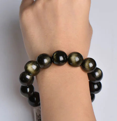 Obsidian Bracelet - High Quality Natural Unisex Wristband