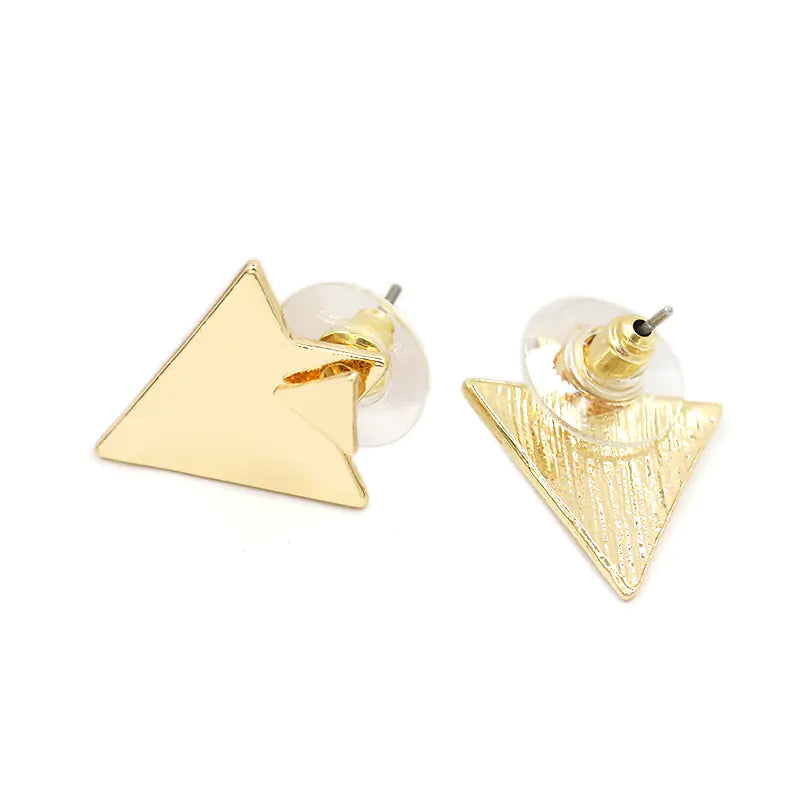 Geometric Triangle Stud Earrings and Accessories