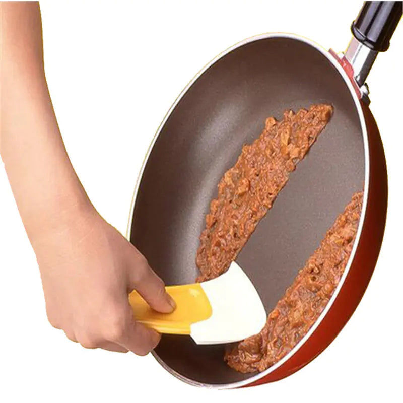 Silicone Non-Stick Oil Scraper & Pan Brush Gadget