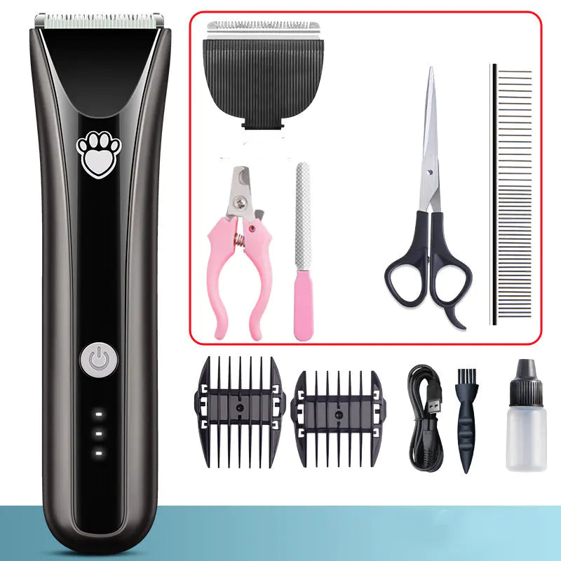 Waterproof Electric Pet Clipper with Quiet Operation