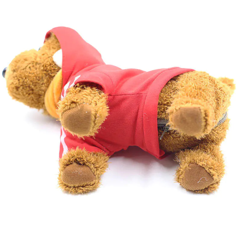 Plush Toy Teddy Dog with Leash