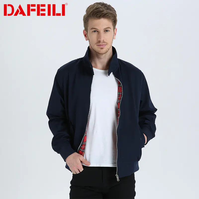 Spring Autumn Pilot Coach Jacket for Men