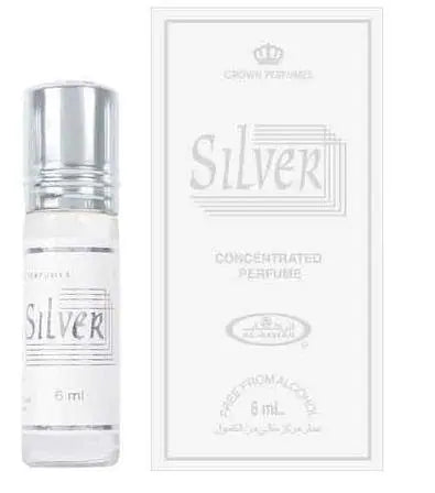 Silver - 6ml (.2 oz) Perfume Oil by Al-Rehab (Crown Perfumes)