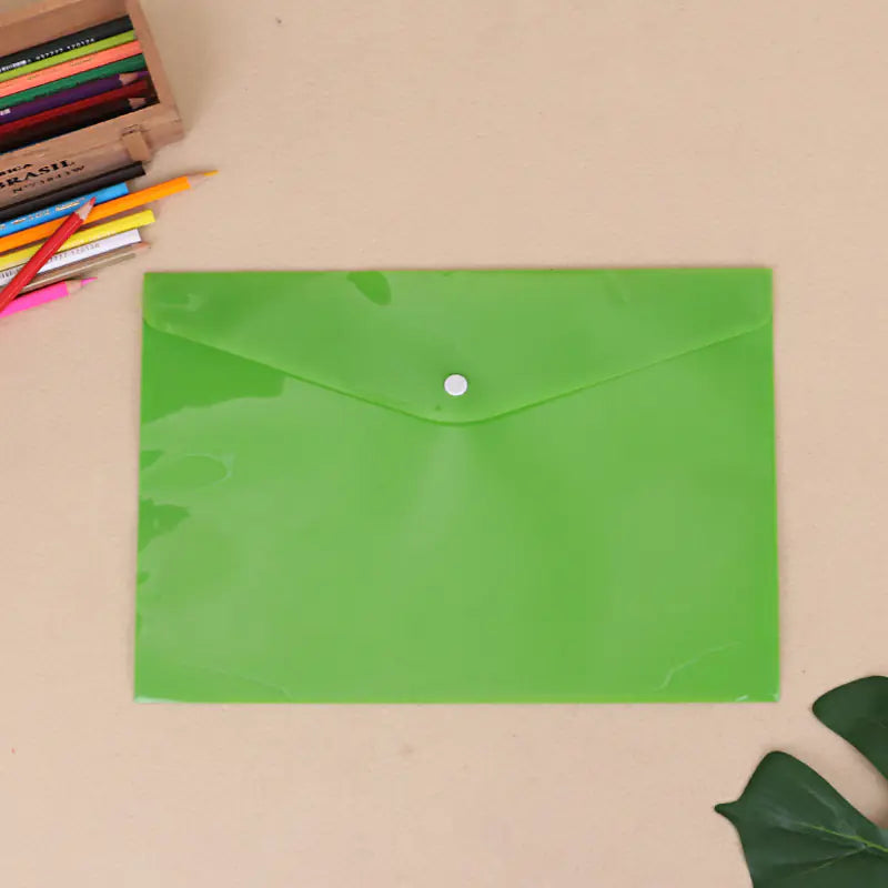 A4 PP Snap File Bag for Students and Meetings