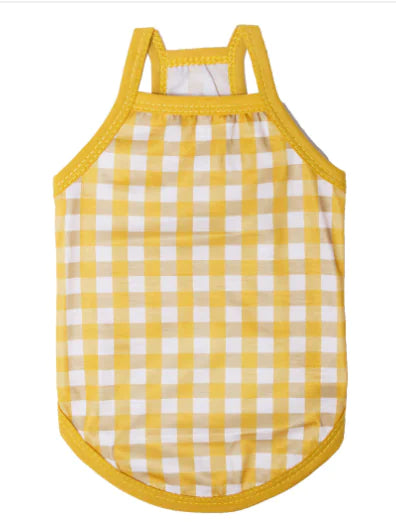 Summer Thin Plaid Camisole with Fashionable Style