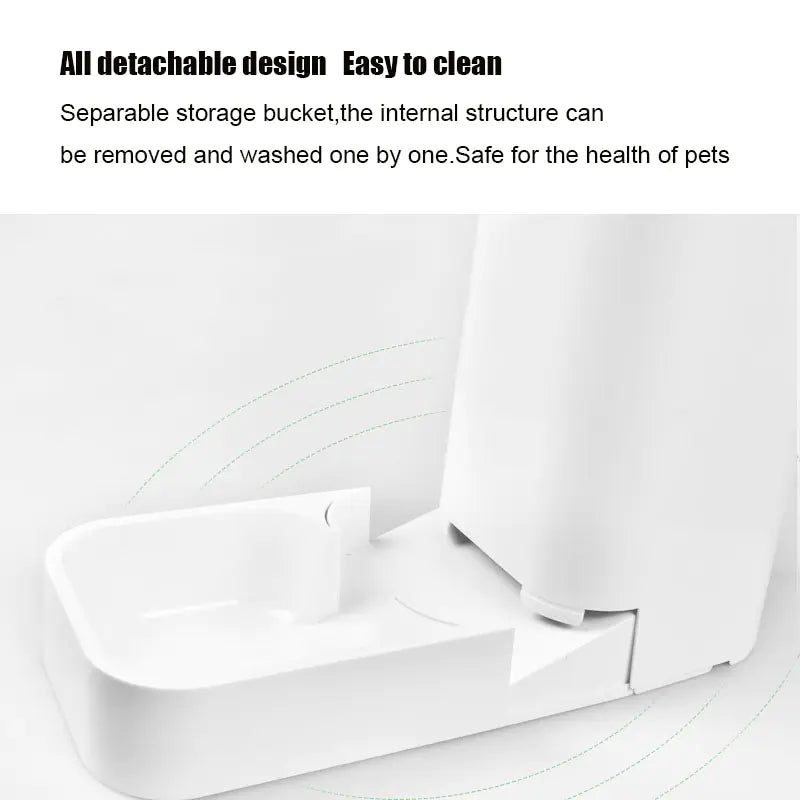 Automatic Pet Water and Food Dispenser Combo