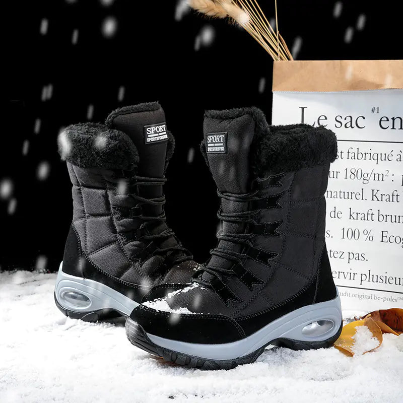 Women's Winter Snow Boots with Fleece Lining