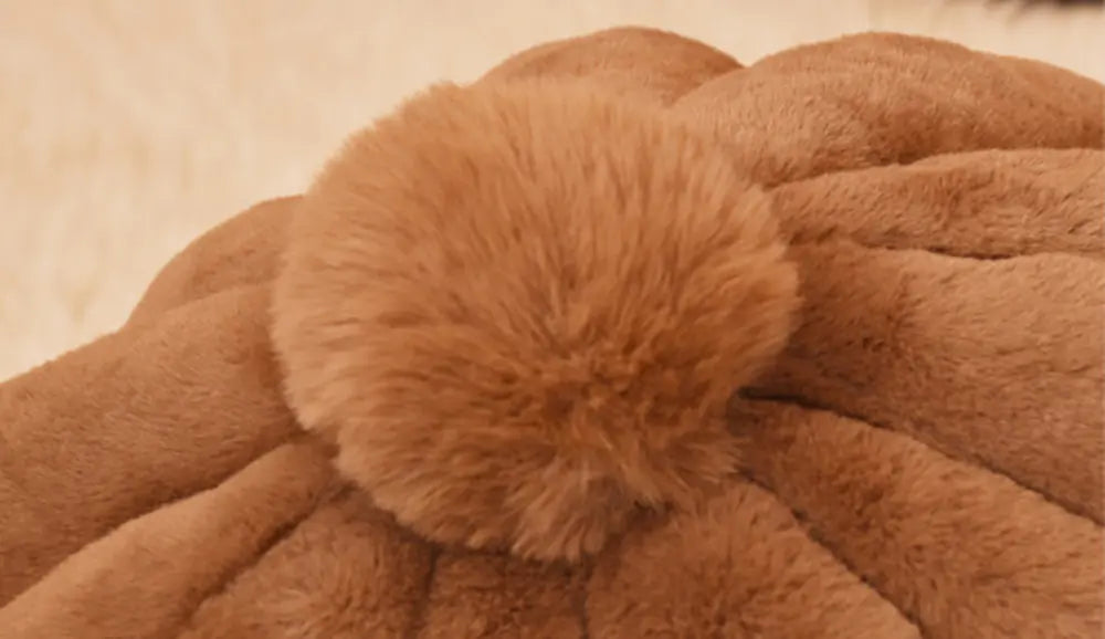 Pumpkin Shaped Cozy Cat & Dog House Tent