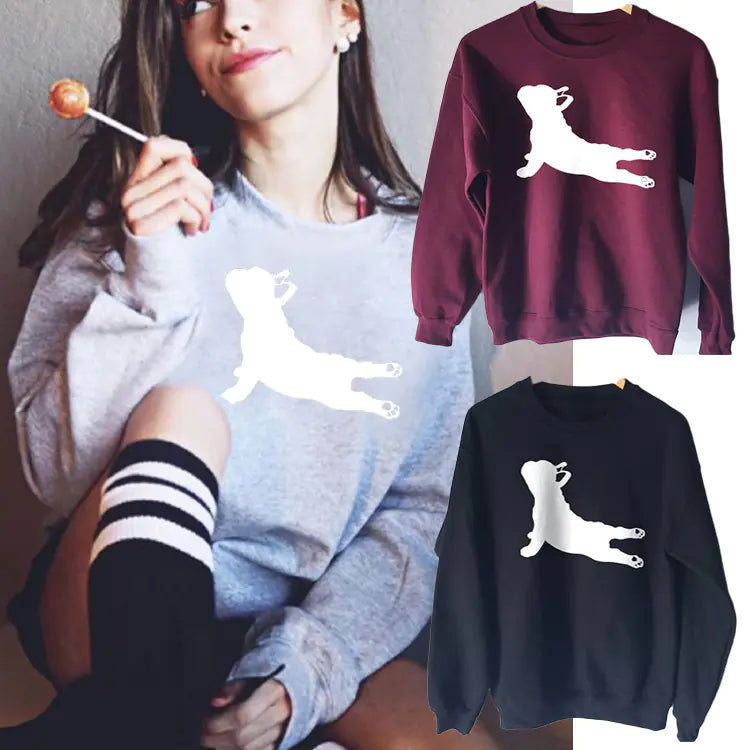 French Bulldog Yoga Pose Sweatshirt