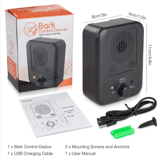 Ultrasonic Dog Bark Control Device for Pets (One Set)