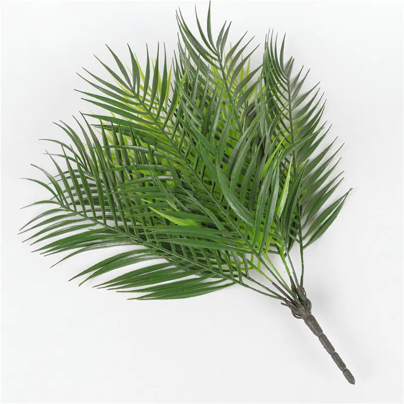 Artificial Palm Leaf Green Plant Decor