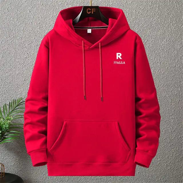 Men's Plus Size Fleece Pullover Hooded Sweatshirt