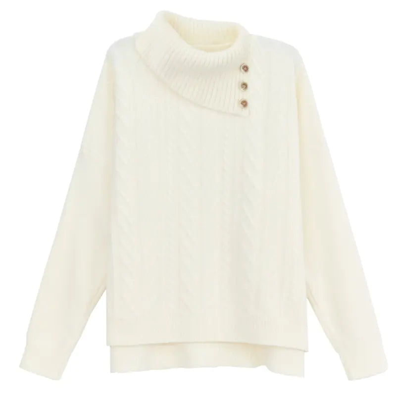 Loose-Fit Autumn Winter Sweater - French Style Knit