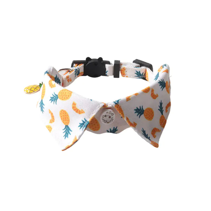 Fruit Blossom Bow Tie Cat Collar