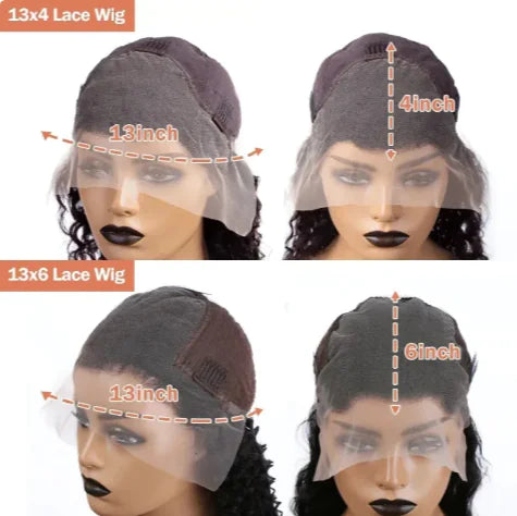 Human Hair Wig with Headband