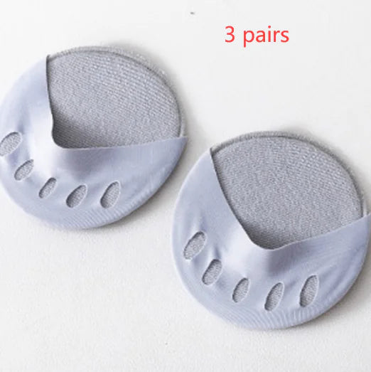 Five Finger Ice Silk Invisible Boat Socks for Women