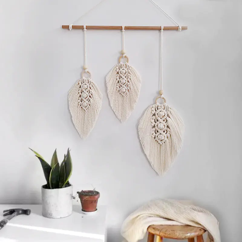 Nordic Tapestry DIY Kit with Cotton Rope and Decor