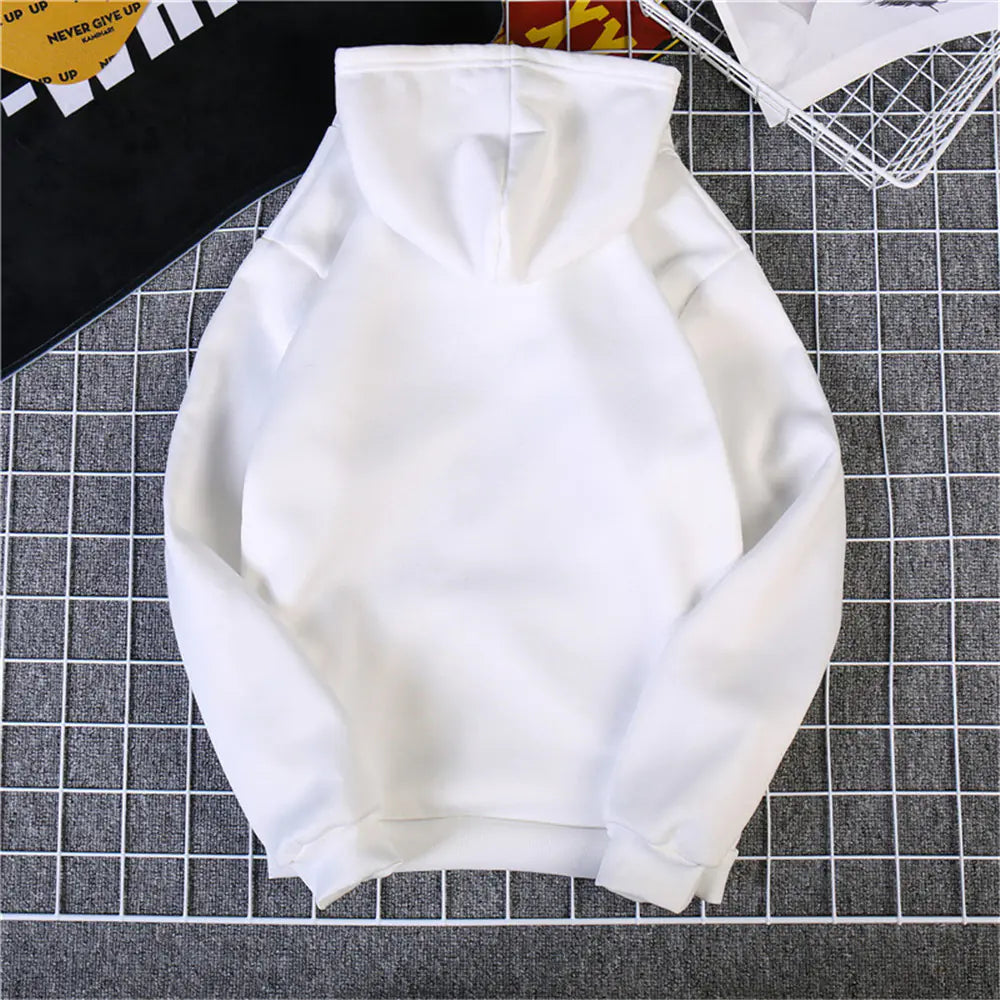 Letter Print Long Sleeve Hoodie Sweatshirt for Women